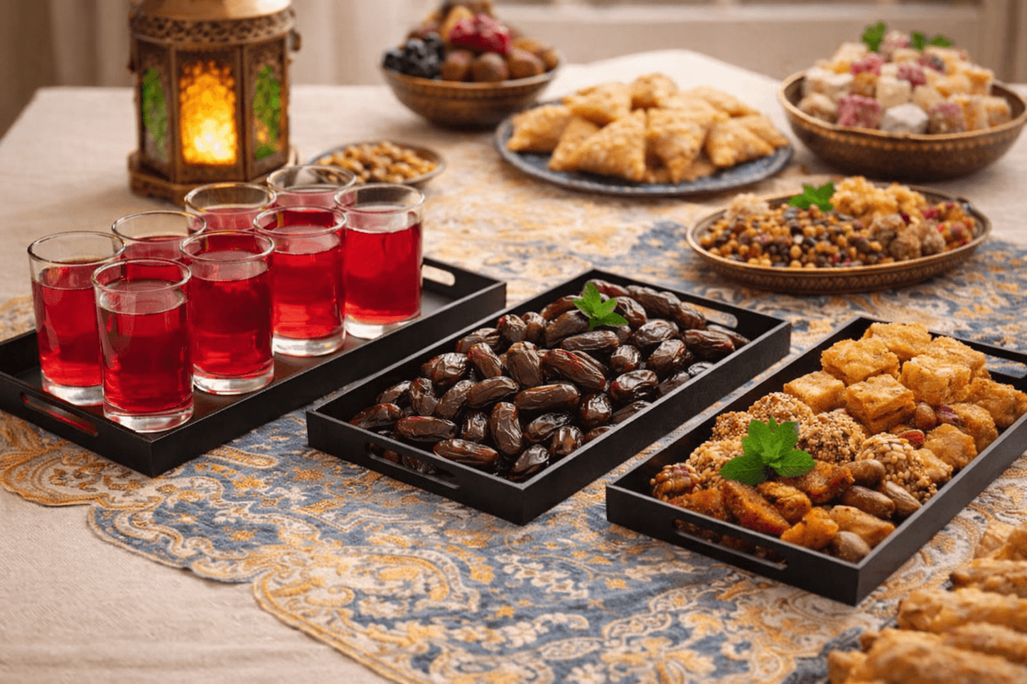 Elegant and minimal Set of 3 Black Acrylic Trays