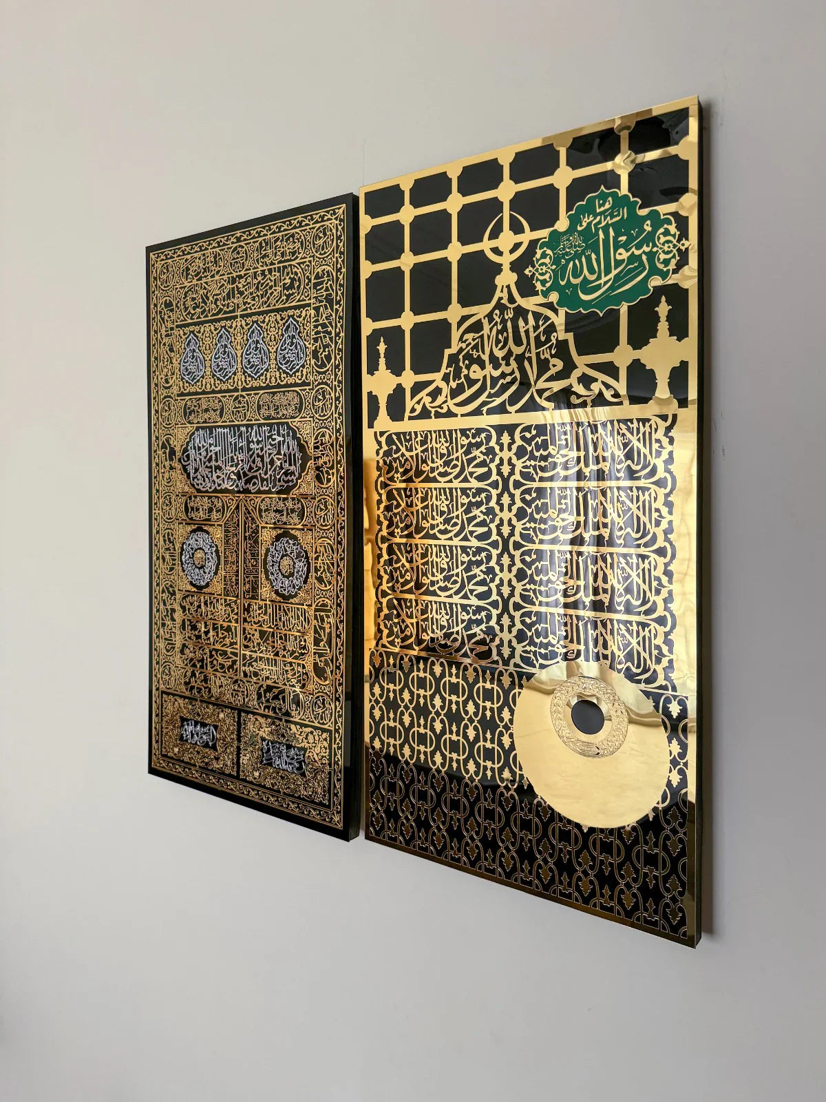 Islamic Makka Kiswah kabaa door| Madina Jali Roza Rasool SAW Islamic Acrylic Wall Decor- Bless Friday Sale