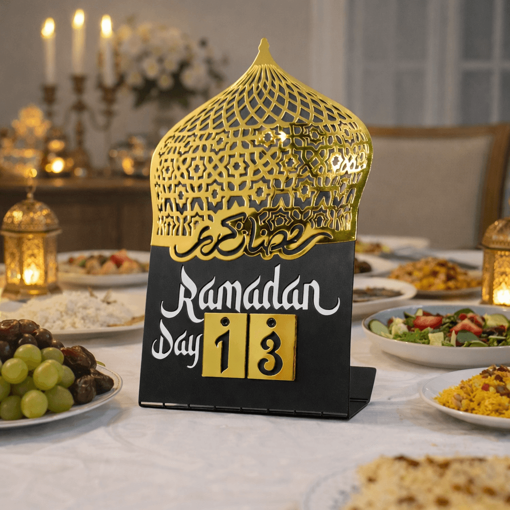 Ramadan Calendar - Islamic Gift | Table Decor with Stands-RCIM01