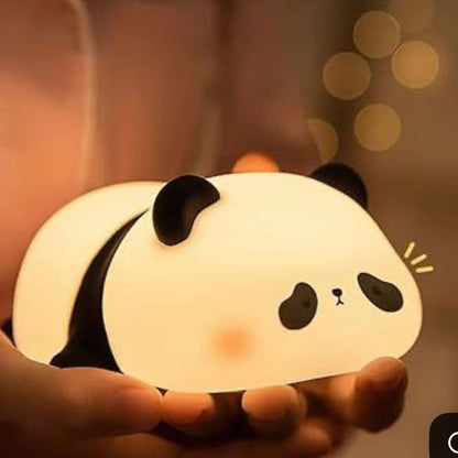 CUTE SILICON LED PANDA PLUSHY NIGHT LAMP USB RECHARGEABLE TOUCH CONTROL+ Type C cable