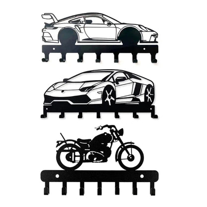 Metal Car Key Holder Wall Mount Key Rack for Home Decoration